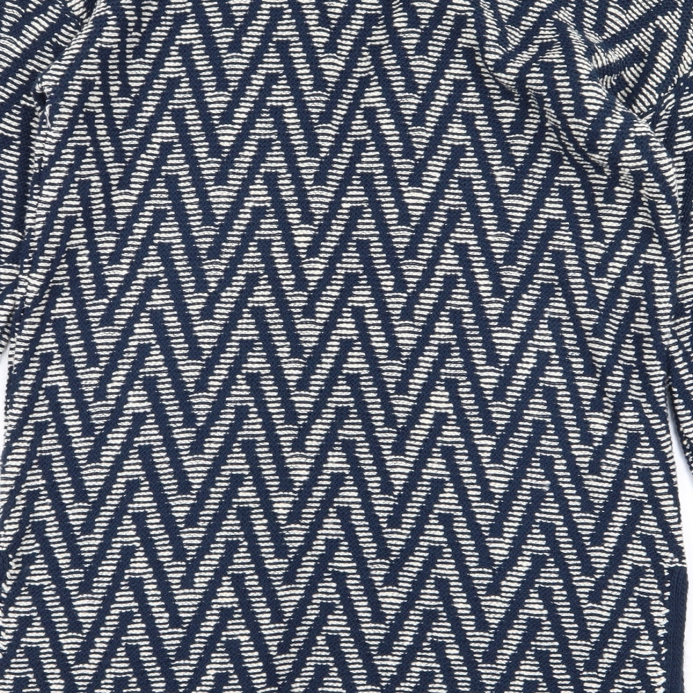 Papaya Womens Multicoloured Geometric  Cardigan Jumper Size M
