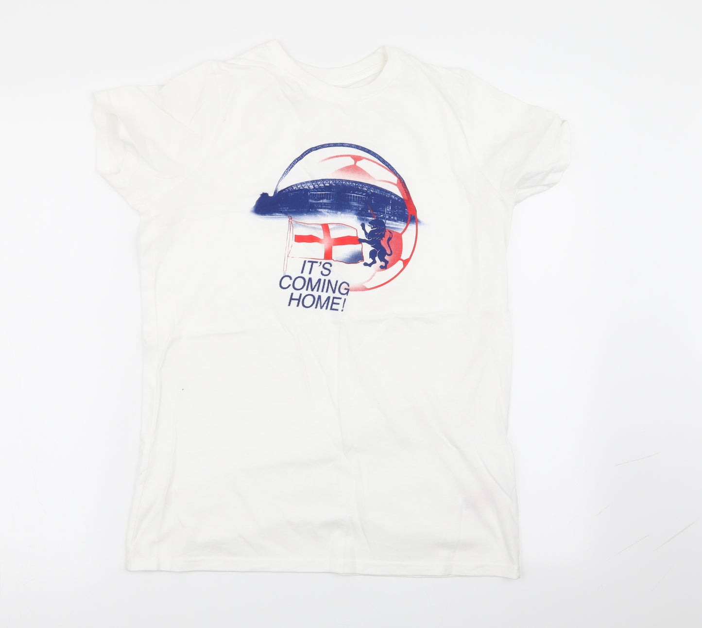 Primark Boys White   Basic T-Shirt Size 13 Years