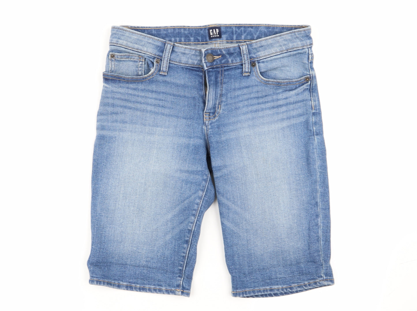 Gap Mens Blue   Chino Shorts Size 26 in - denim shorts