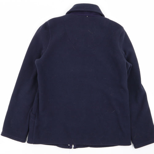 Classic Womens Blue   Full Zip Jumper Size 10