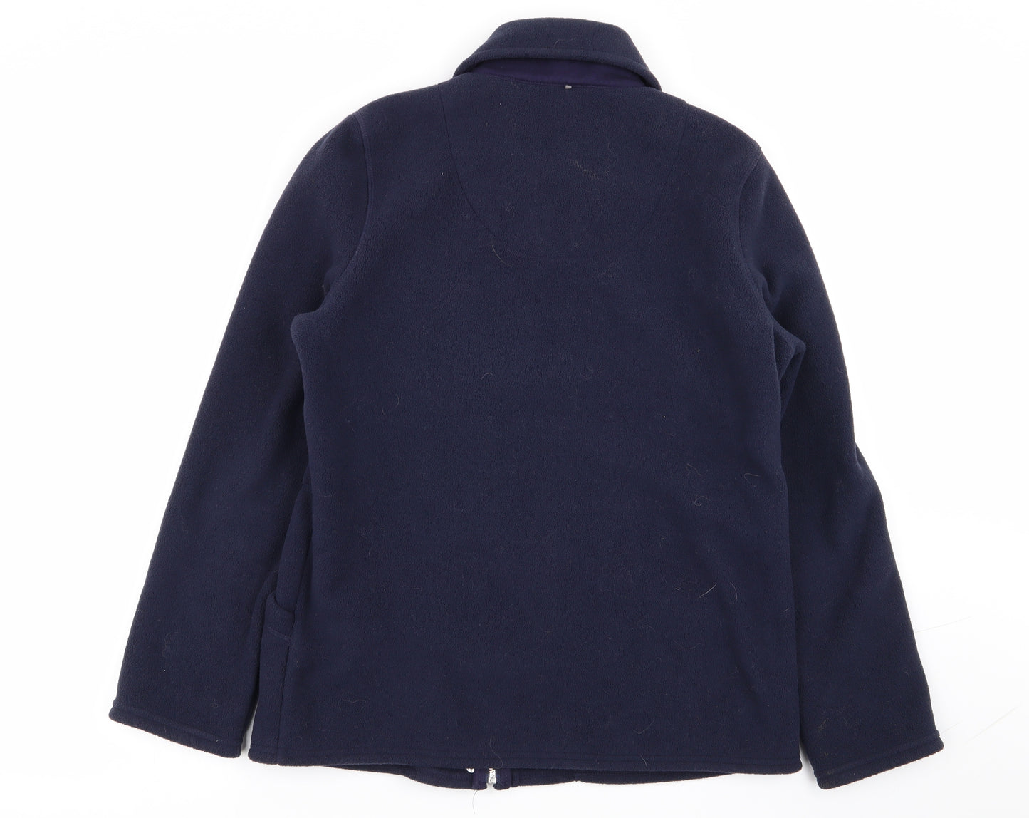 Classic Womens Blue   Full Zip Jumper Size 10