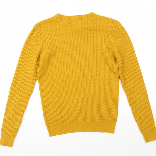 Matalan Womens Yellow   Basic T-Shirt Size 16