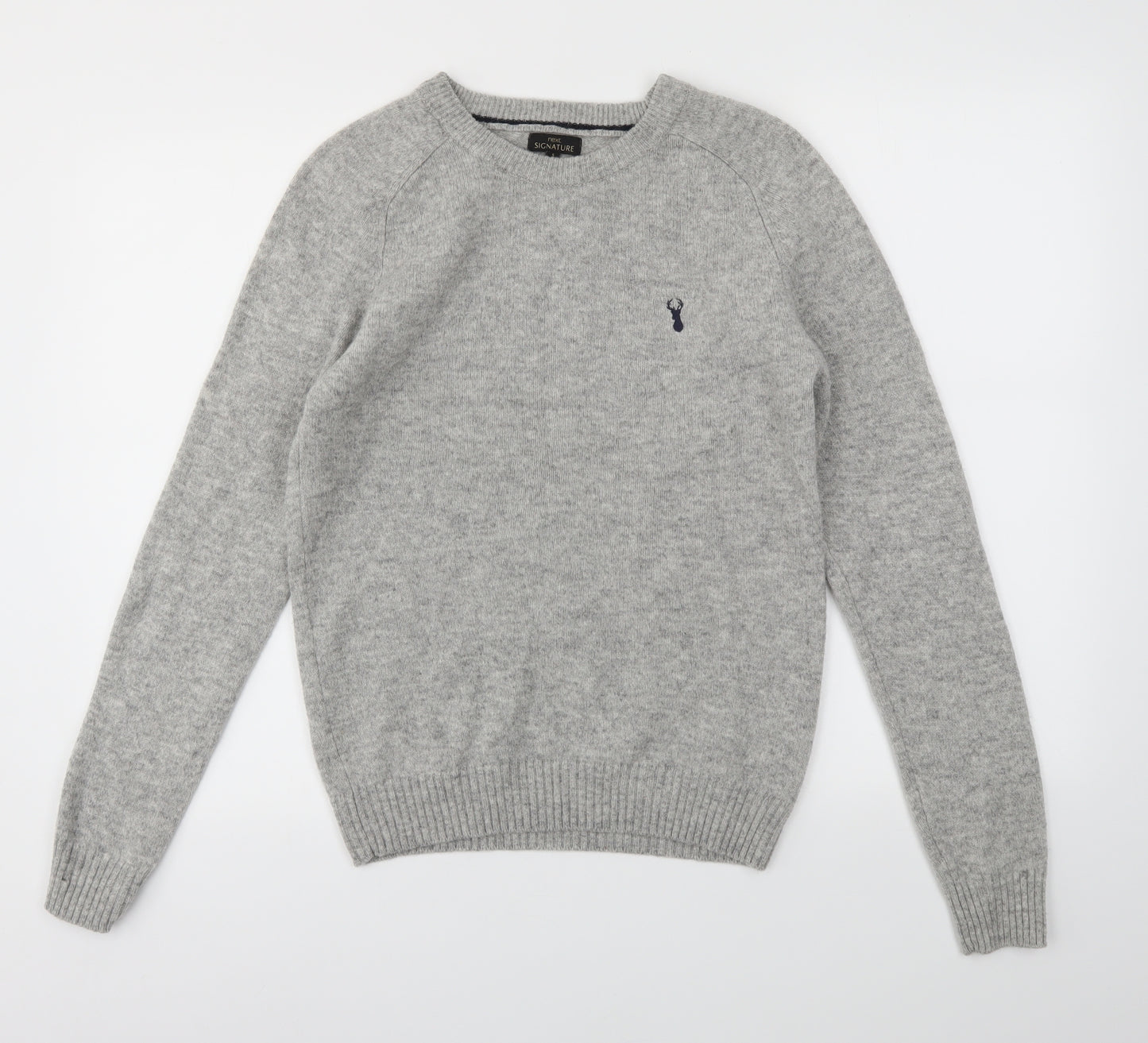 NEXT Mens Grey   Pullover Sweatshirt Size S
