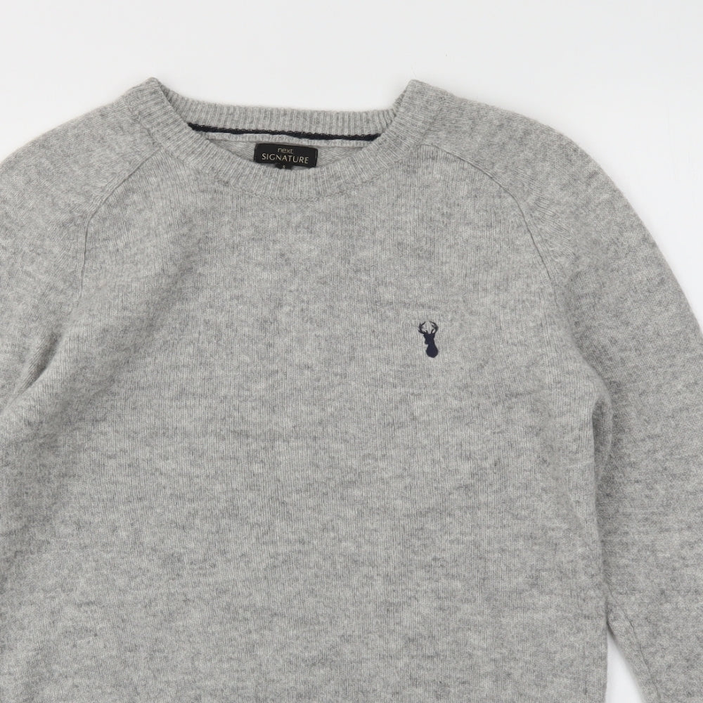 NEXT Mens Grey   Pullover Sweatshirt Size S