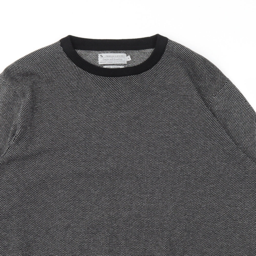TU Mens Grey   Pullover Sweatshirt Size XL