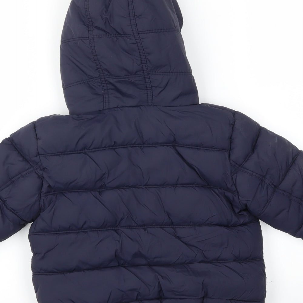 NEXT Boys Blue   Basic Coat Coat Size 2 Years