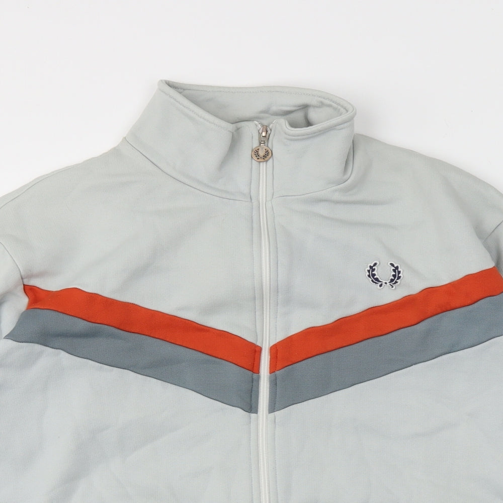 Fred Perry Mens Grey   Full Zip Sweatshirt Size M