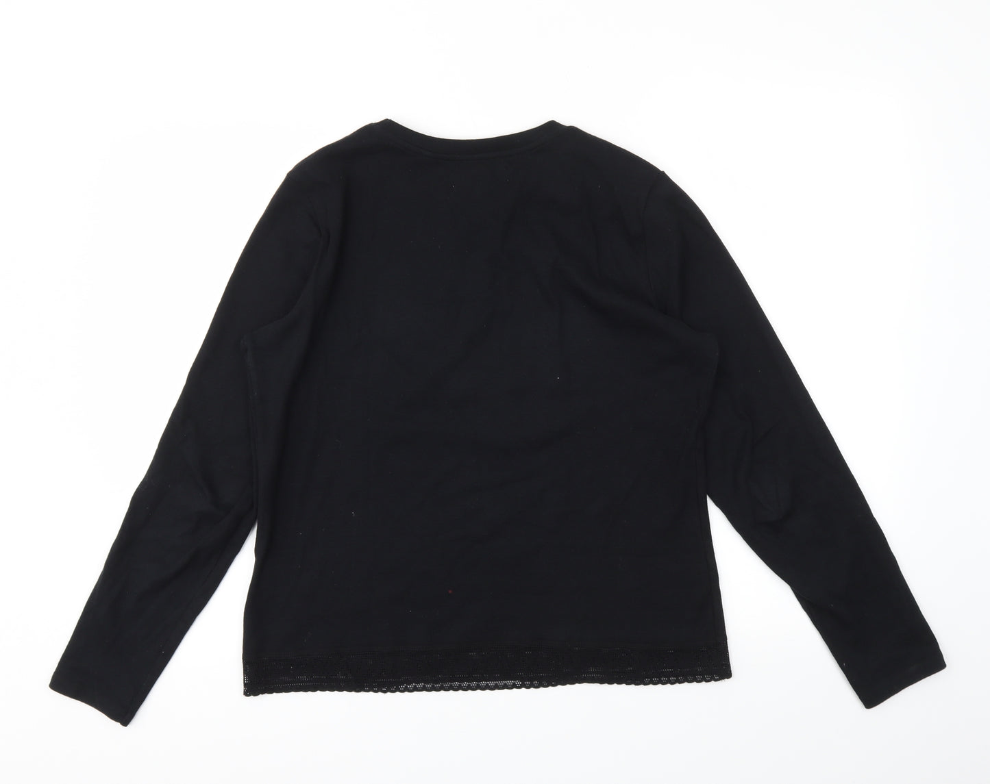 Superdry Womens Black   Basic T-Shirt Size 14