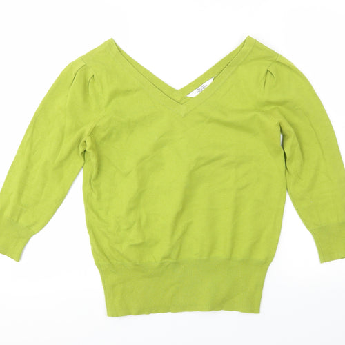 Debenhams Womens Green   Basic T-Shirt Size 12