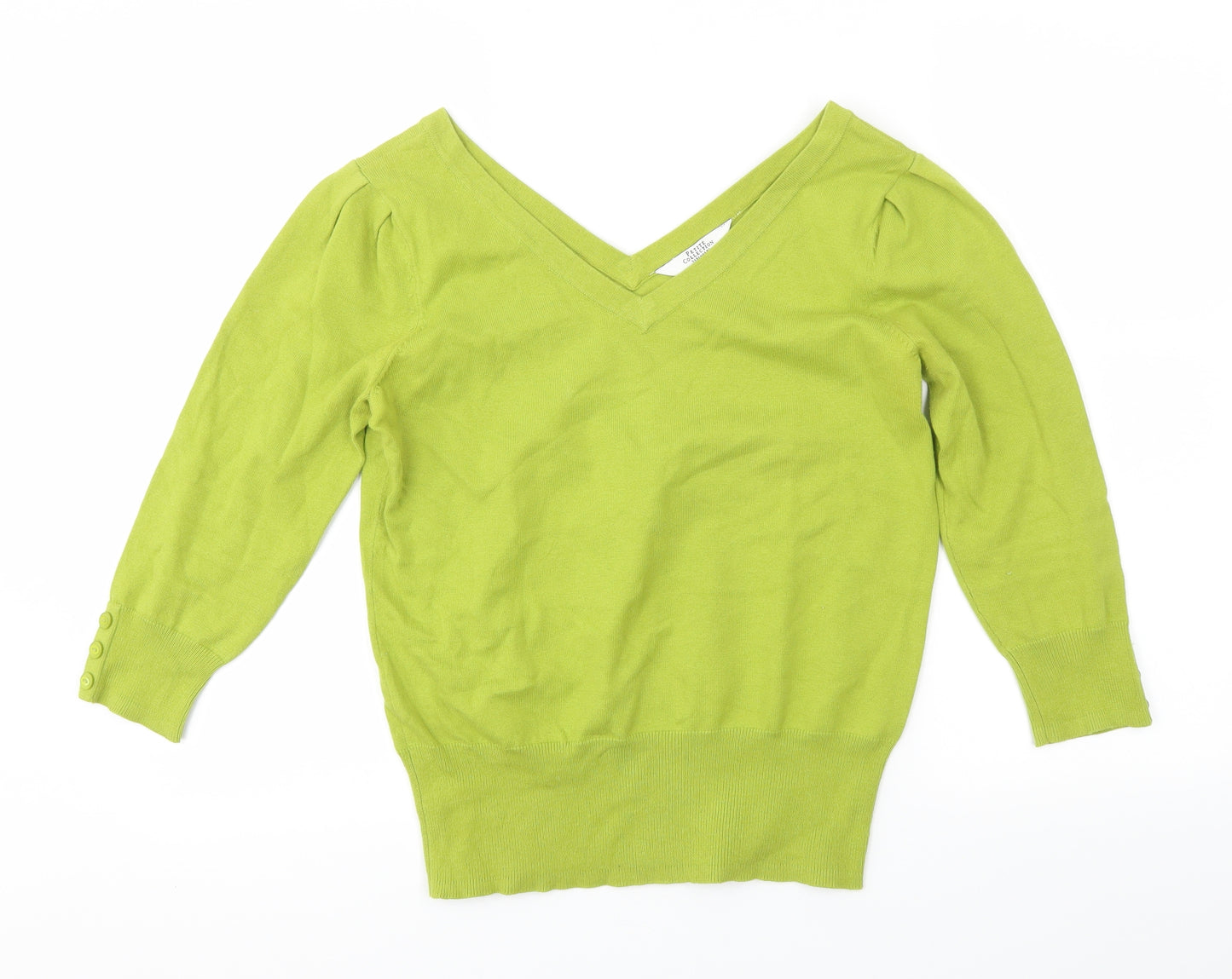 Debenhams Womens Green   Basic T-Shirt Size 12