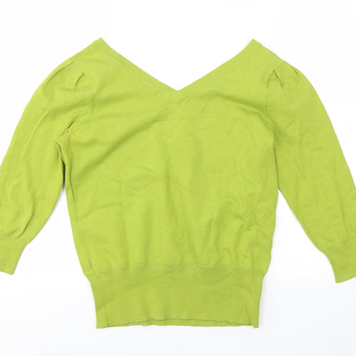 Debenhams Womens Green   Basic T-Shirt Size 12