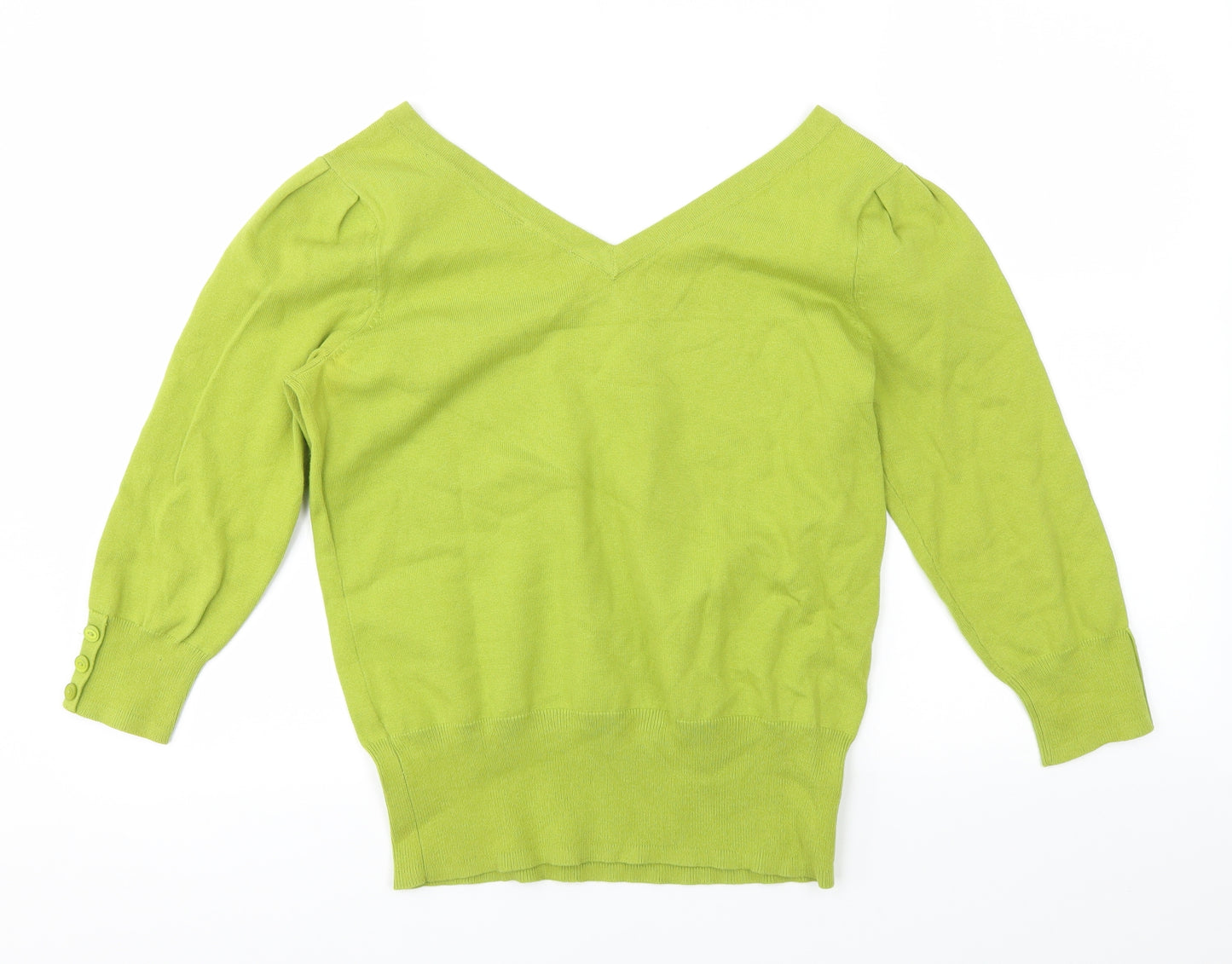 Debenhams Womens Green   Basic T-Shirt Size 12