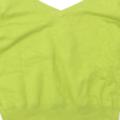Debenhams Womens Green   Basic T-Shirt Size 12