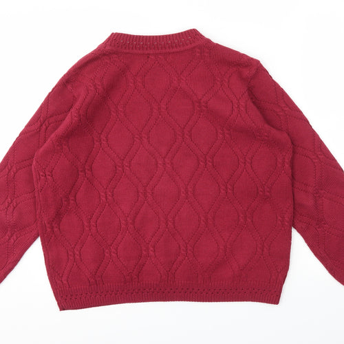 BM Womens Pink   Pullover Jumper Size M