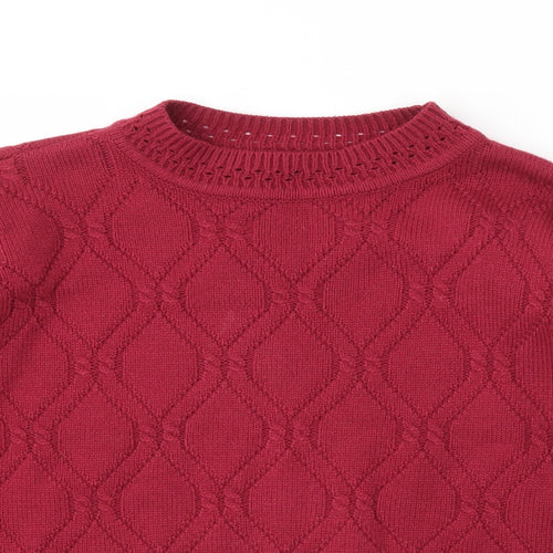 BM Womens Pink   Pullover Jumper Size M