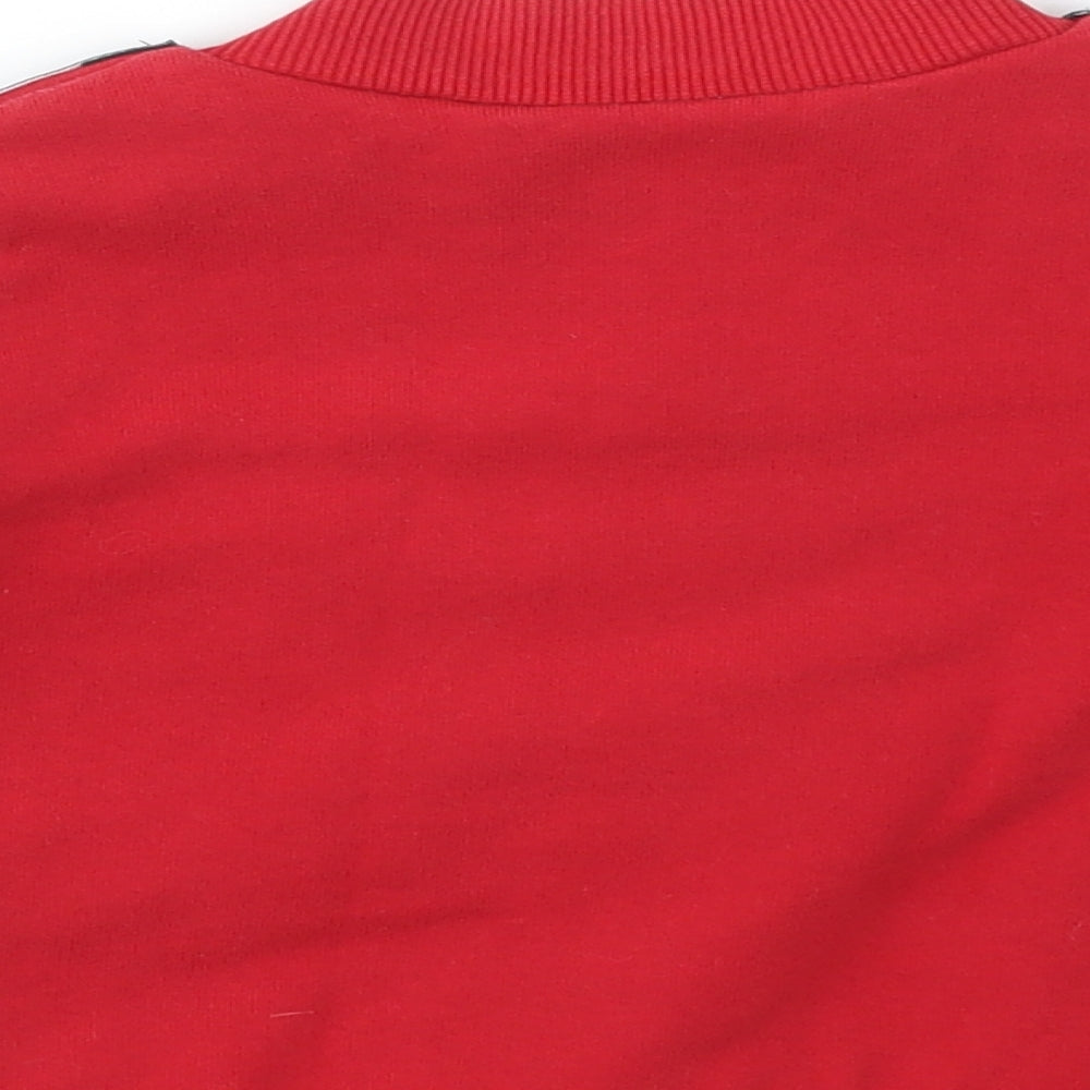 River Island Boys Red   Pullover Jumper Size 18-24 Months