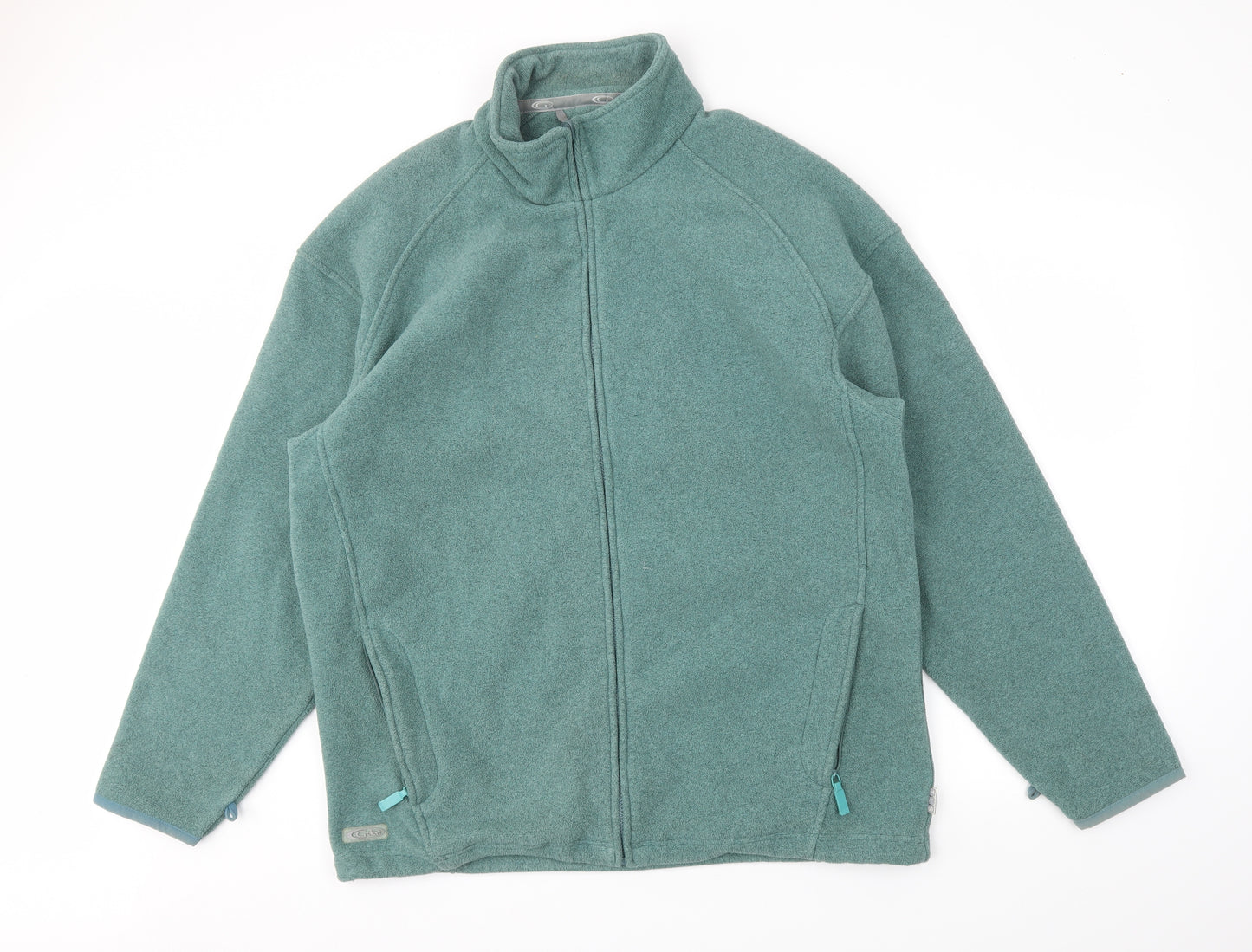 Gelert Mens Green   Full Zip Sweatshirt Size L