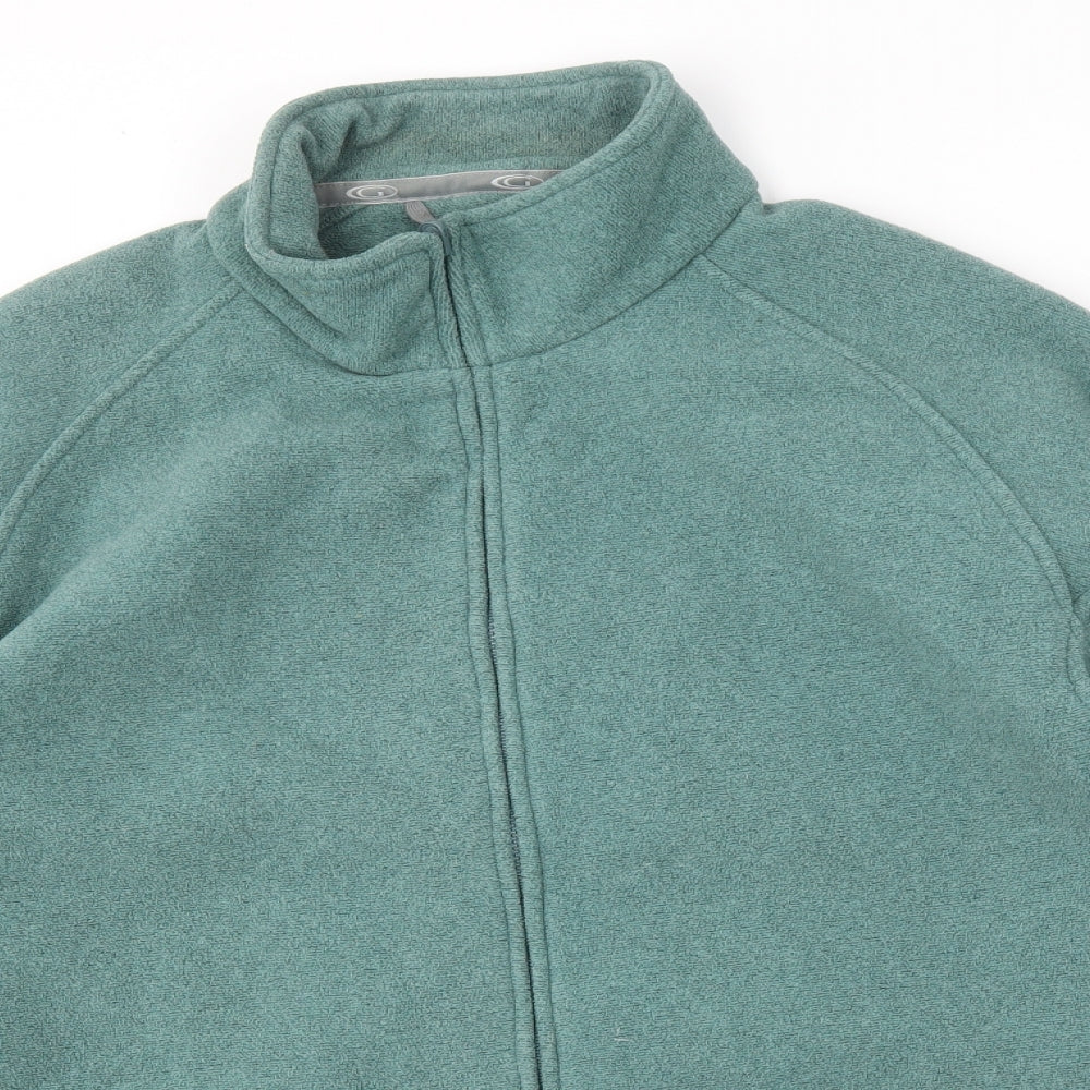 Gelert Mens Green   Full Zip Sweatshirt Size L