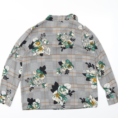 F&F Womens Multicoloured Geometric  Basic Blouse Size 12
