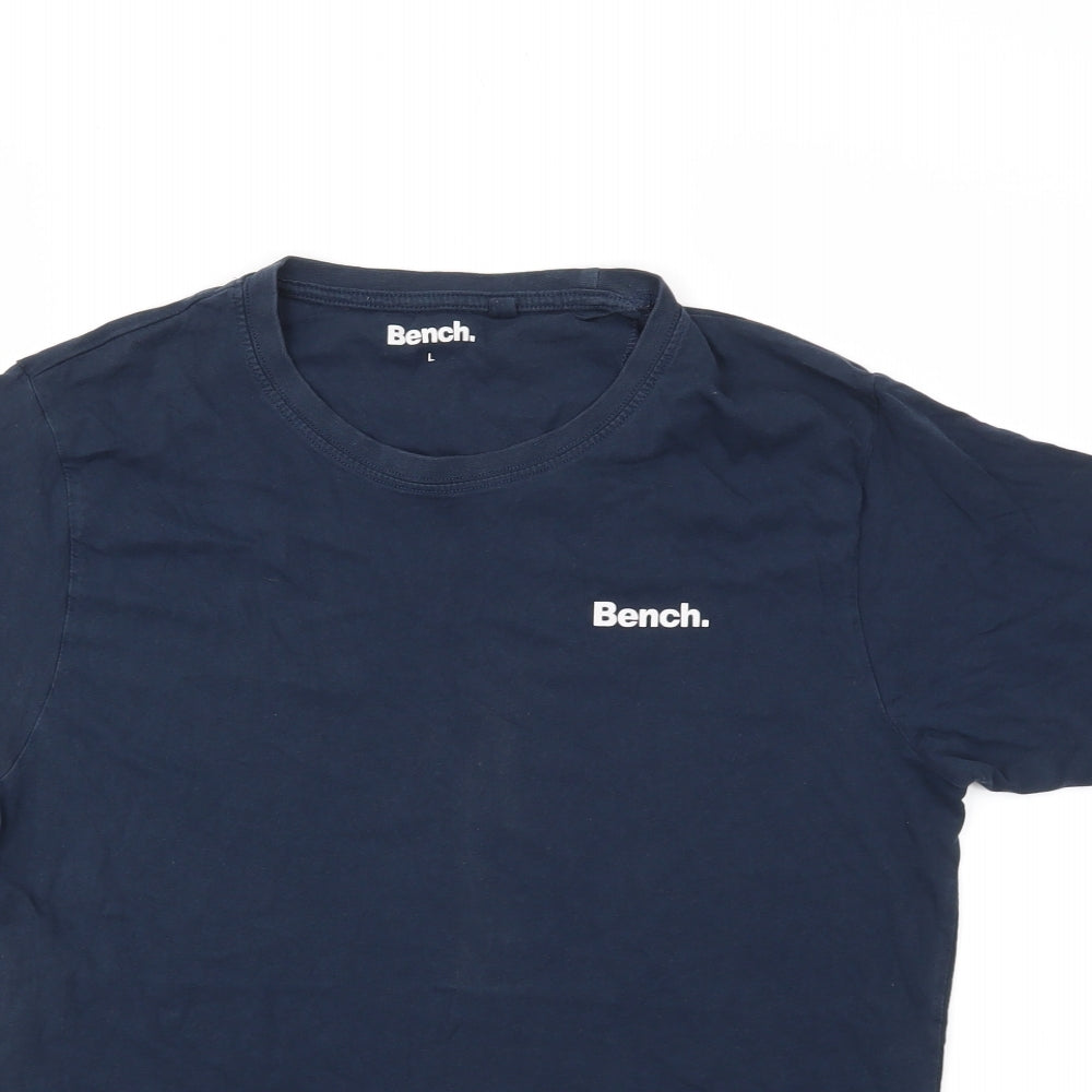 Bench Mens Blue    T-Shirt Size L