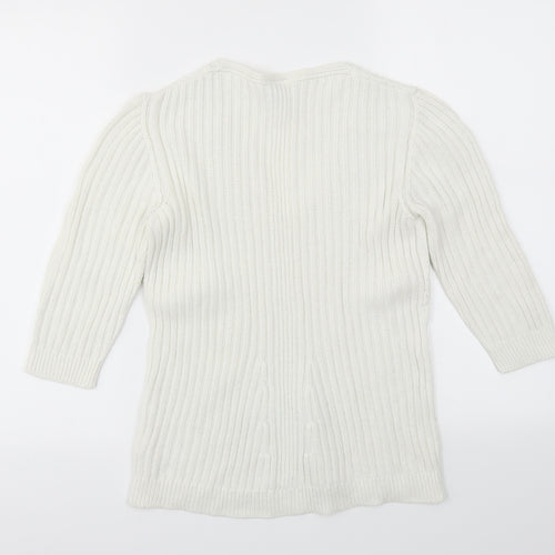 NEXT Womens Ivory   Basic T-Shirt Size 10