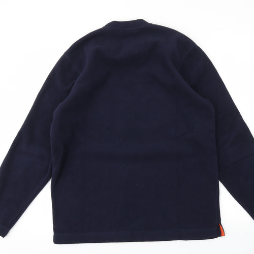 Easy Mens Blue   Pullover Sweatshirt Size S