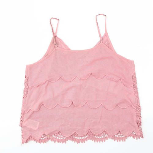 Superdry Womens Pink   Basic T-Shirt Size 14