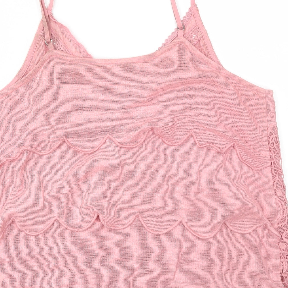 Superdry Womens Pink   Basic T-Shirt Size 14