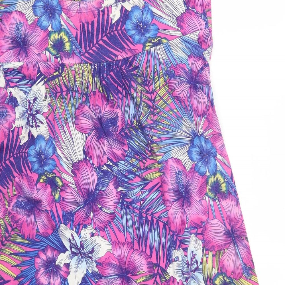 Debenhams Womens Multicoloured Geometric  Fit & Flare  Size 12