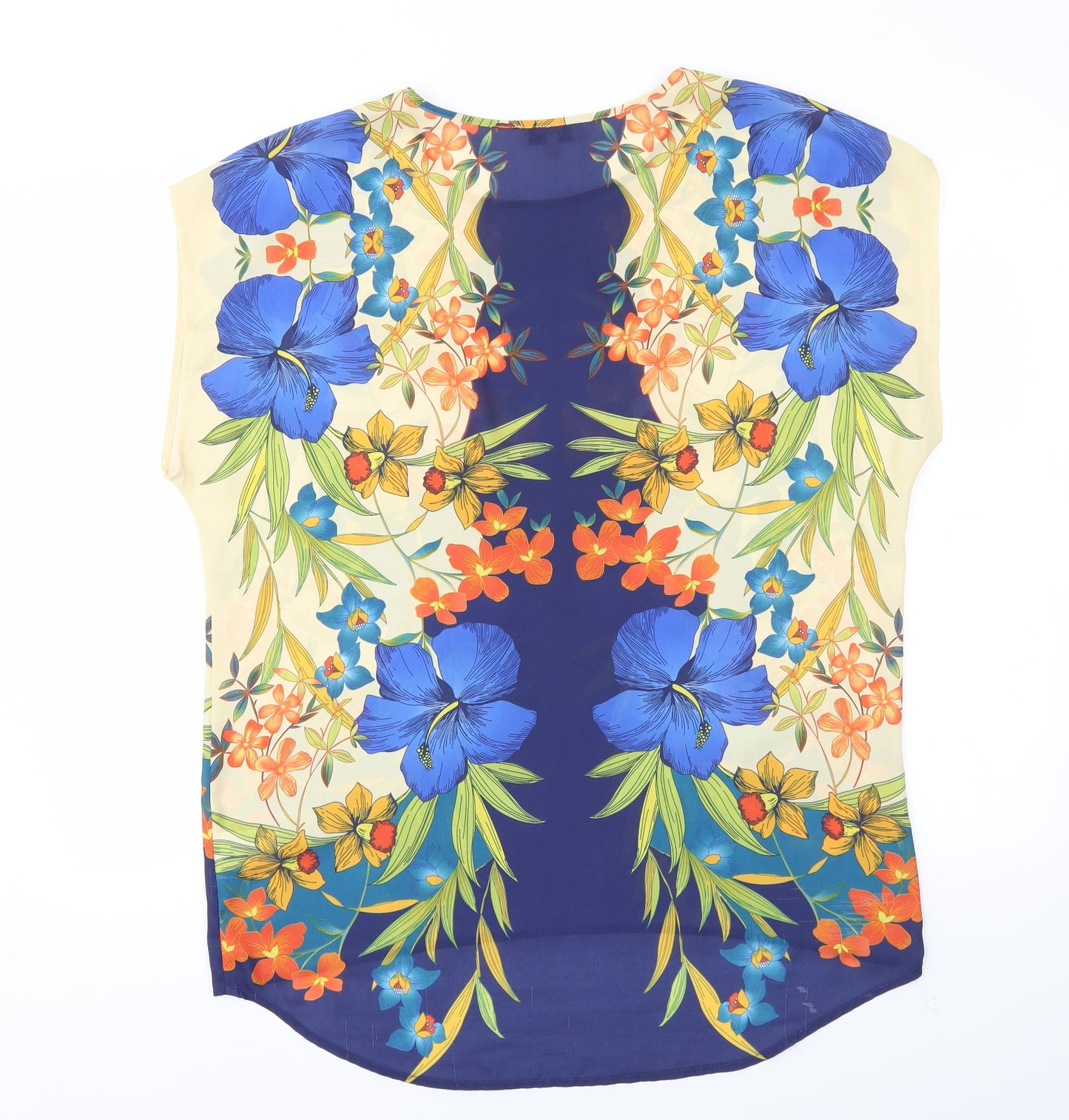 Papaya Womens Multicoloured Floral  Basic Blouse Size 12