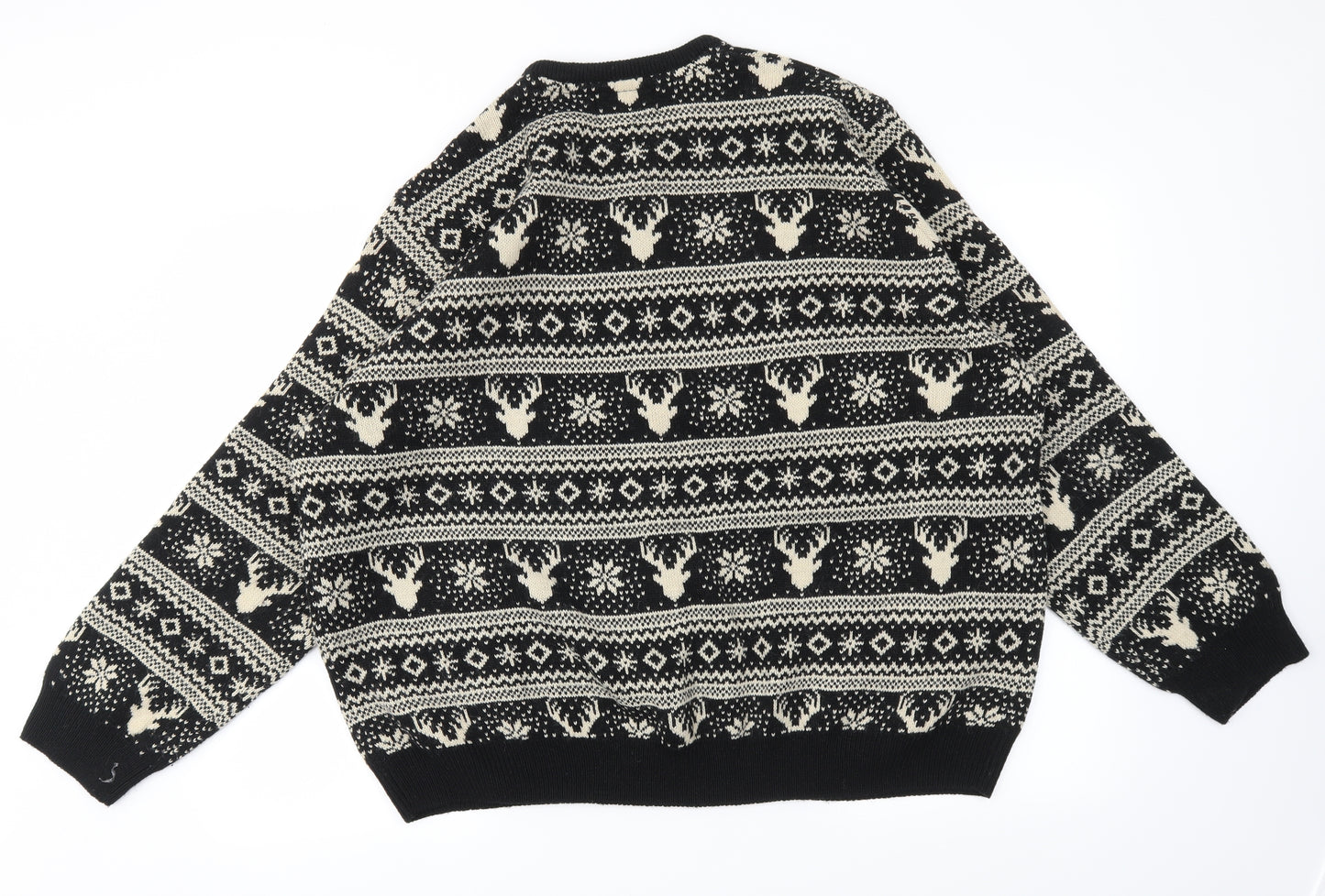 TU Mens Multicoloured Animal Print  Pullover Sweatshirt Size 2XL