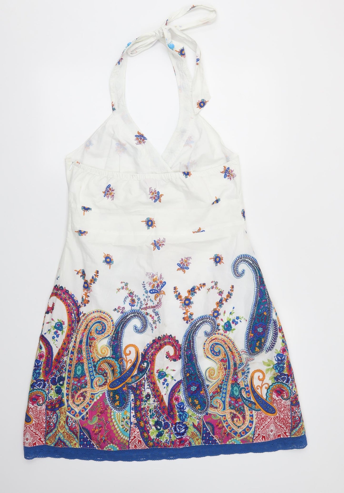 BE BEAU Womens Multicoloured Geometric  Fit & Flare  Size 16