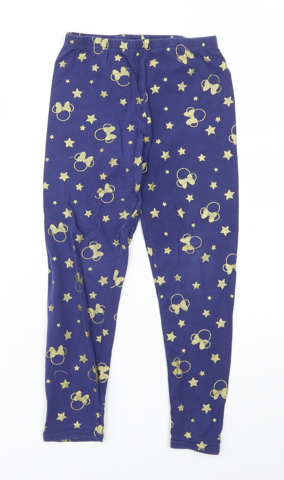 Disney Girls Blue Animal Print  Jegging Trousers Size 8 Years