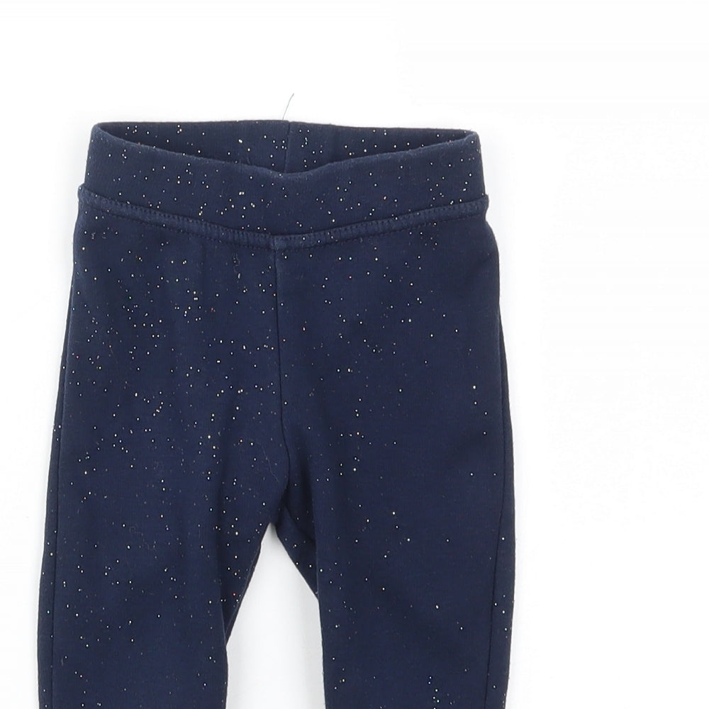Primark Girls Blue   Capri Leggings Size 9-12 Months