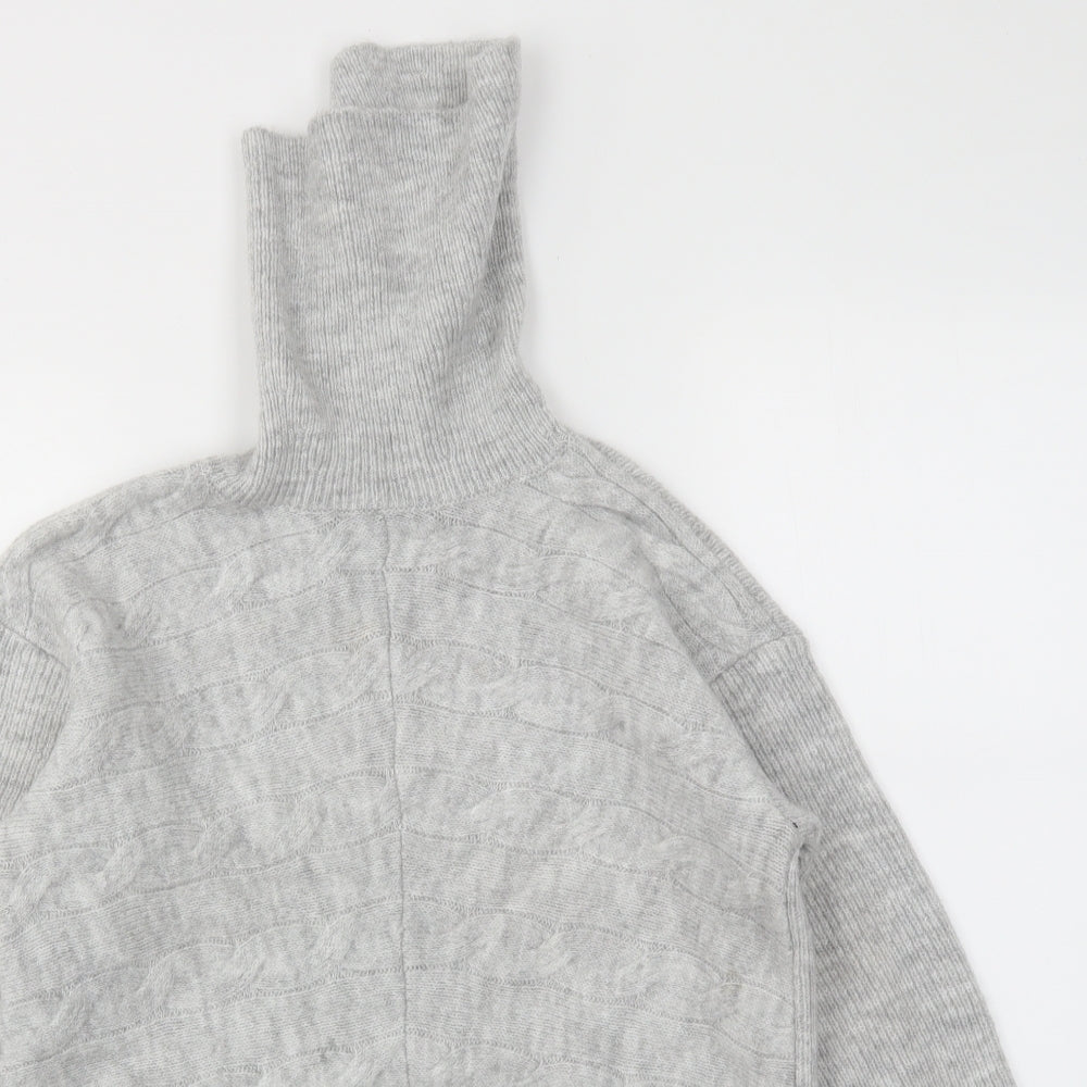 Lipsy Womens Grey   Jumper Dress  Size 8