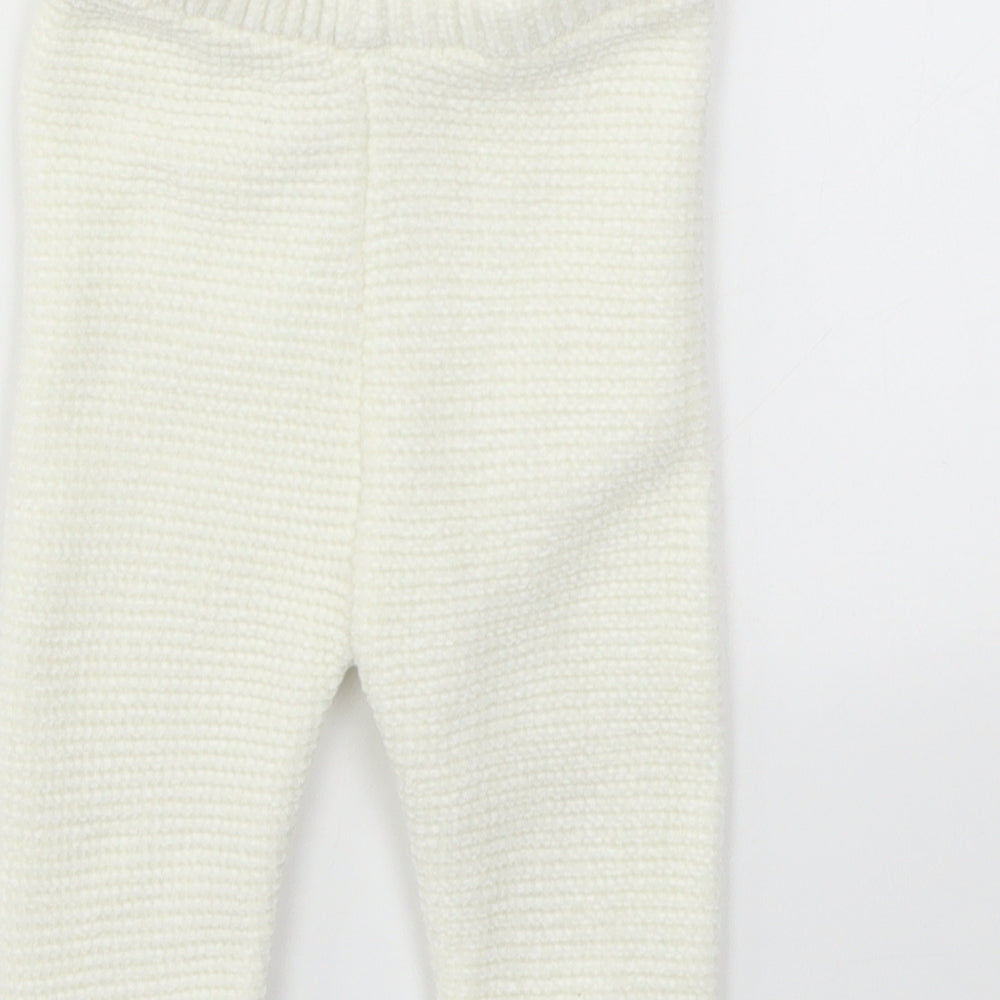 George Girls Ivory Animal Print  Pullover Jumper Size 3-6 Months