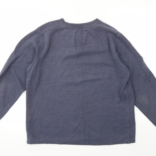 F&F Mens Blue   Pullover Sweatshirt Size L