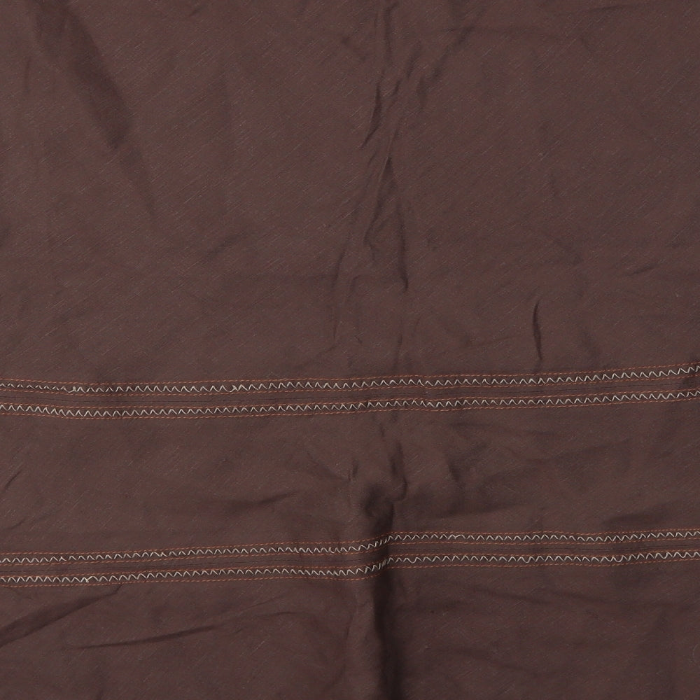 Bonmarché Womens Brown   Maxi Skirt Size 24  - stretch waistband