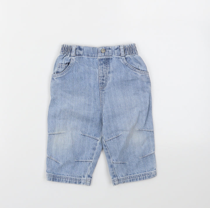 George Girls Blue   Capri Jeans Size 6-9 Months