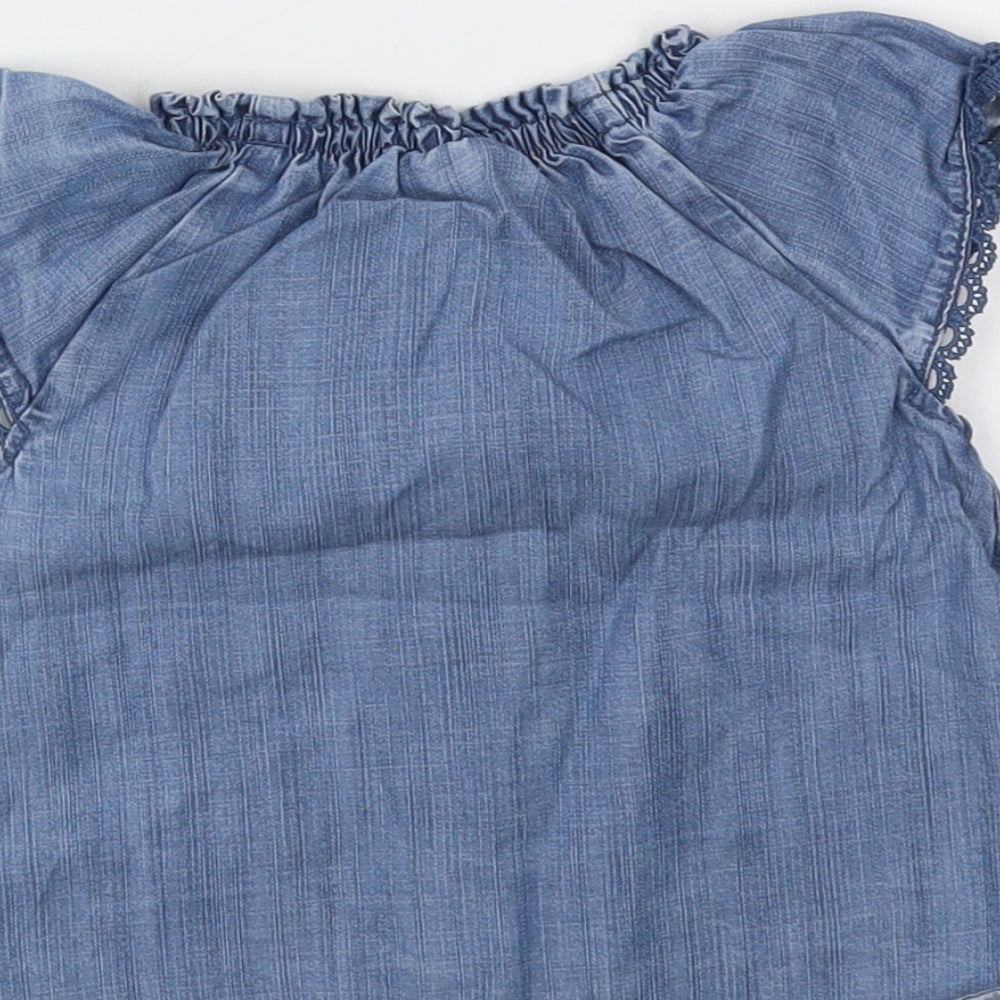 NEXT Girls Blue   Fit & Flare  Size 12-18 Months