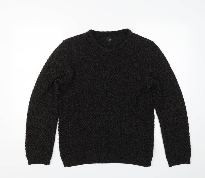River Island Mens Black Pullover Jumper Size S