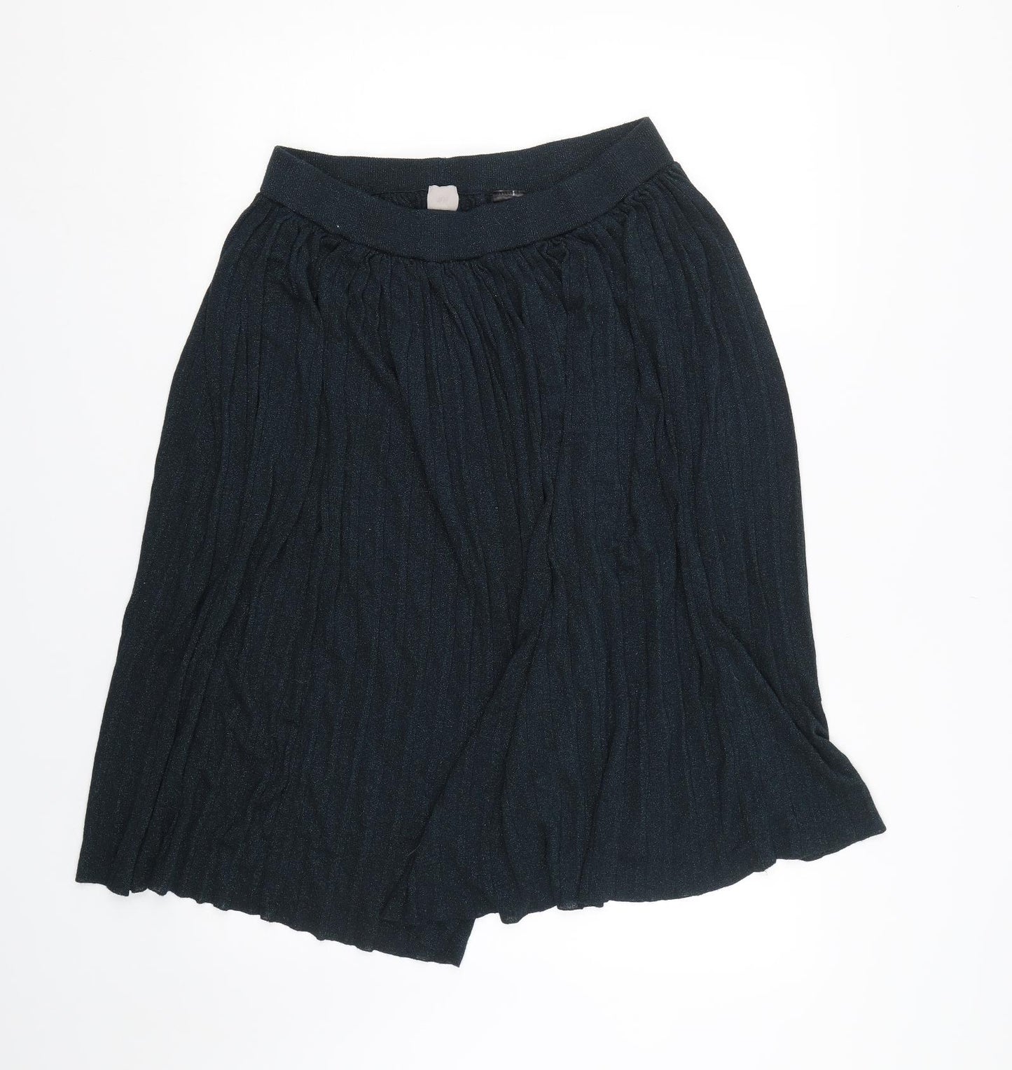 H&M Womens Blue   Flare Skirt Size L