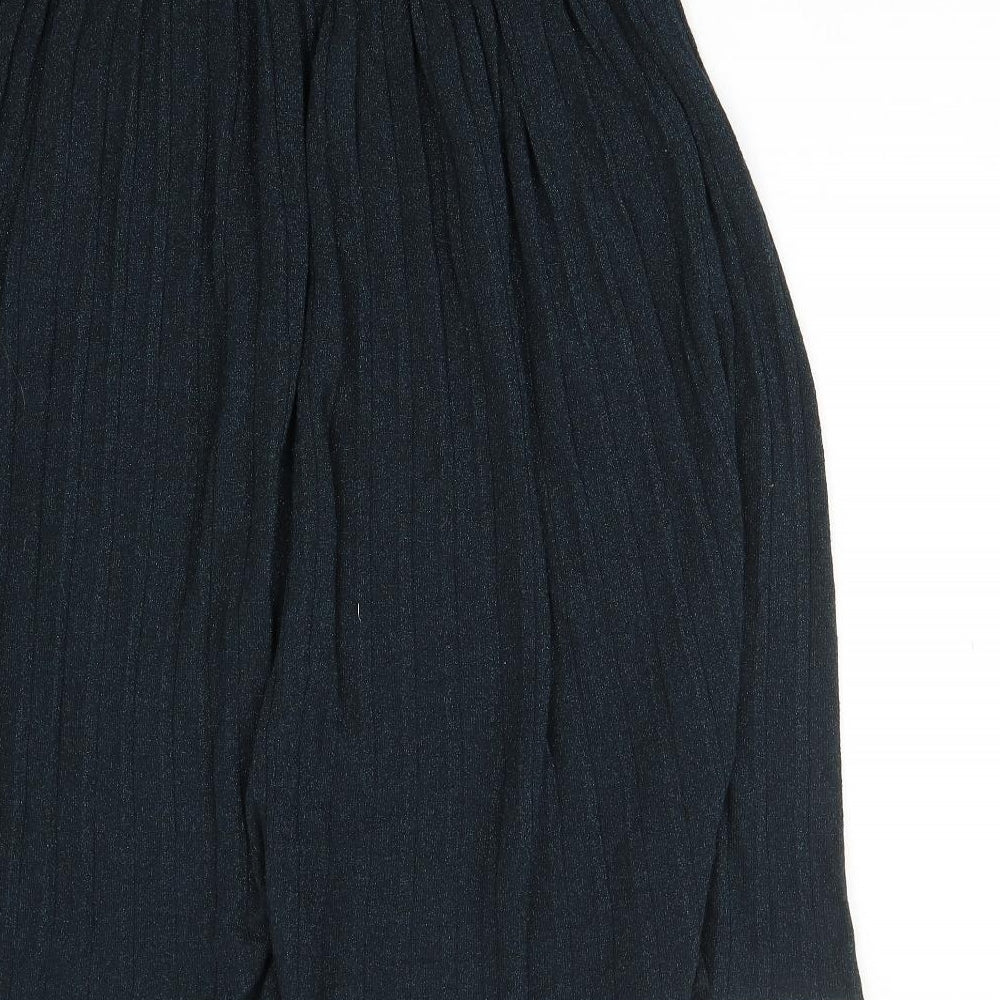 H&M Womens Blue   Flare Skirt Size L