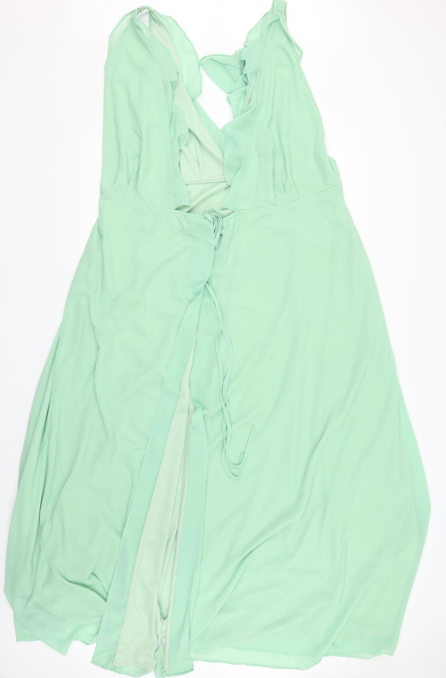 Boohoo Womens Green   Tank Dress  Size 16