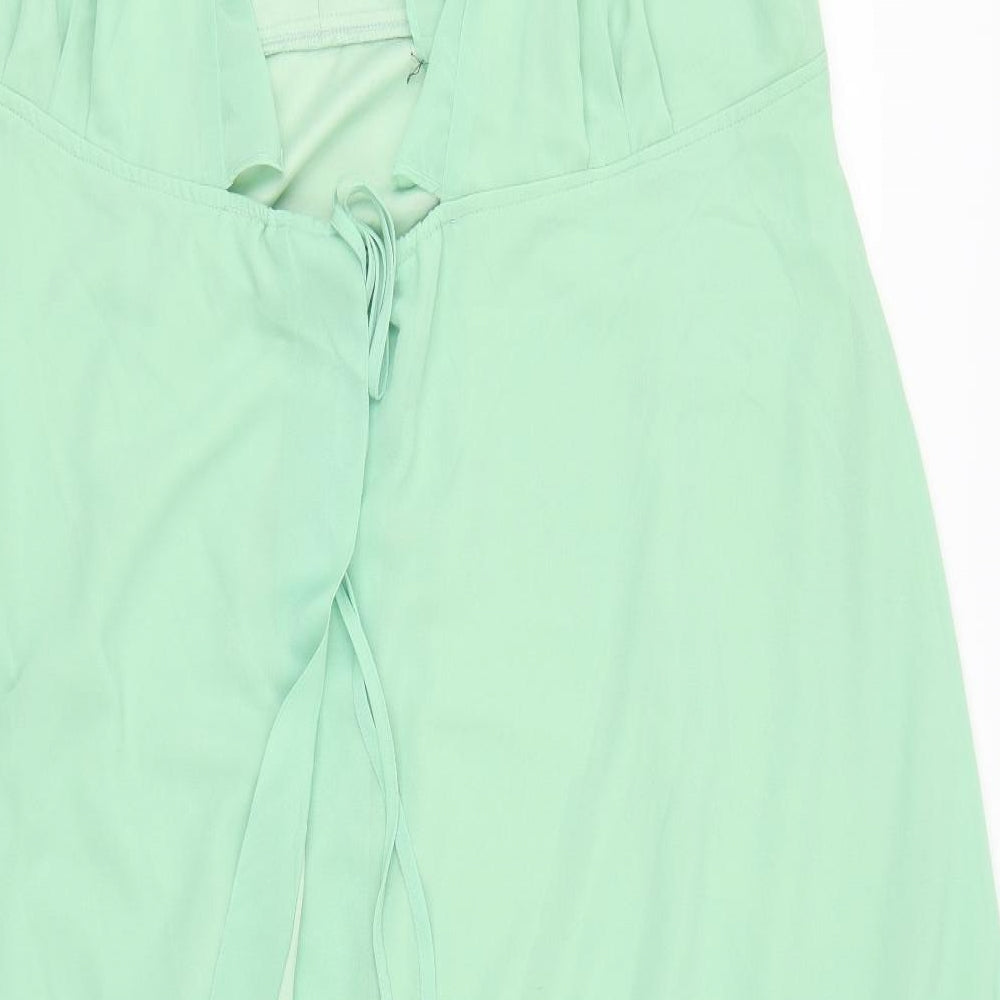 Boohoo Womens Green   Tank Dress  Size 16