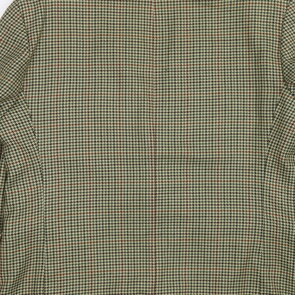 Kurt Geiger Mens Brown Houndstooth  Jacket Suit Size 42