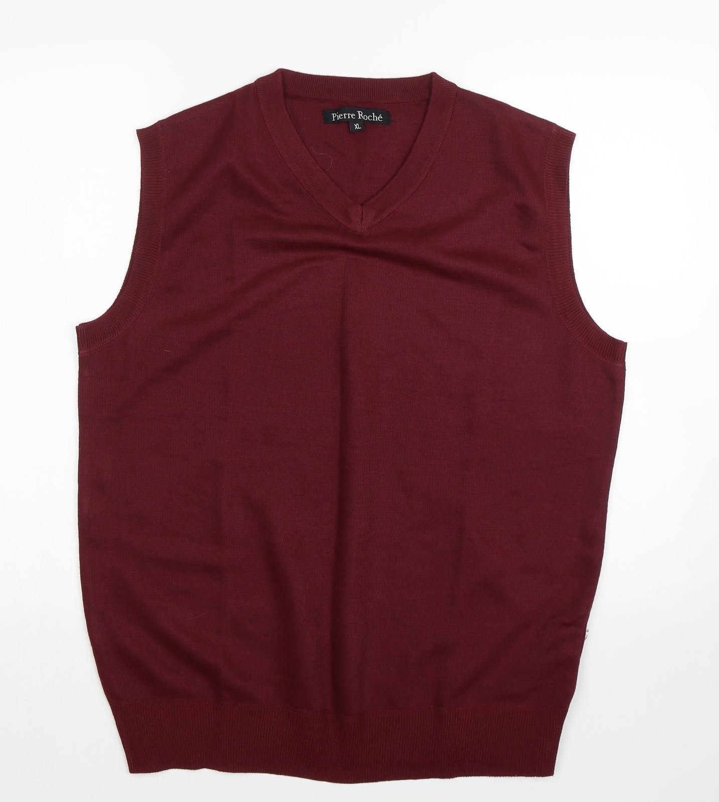 Pierre Roche Mens Red   Vest Jumper Size XL
