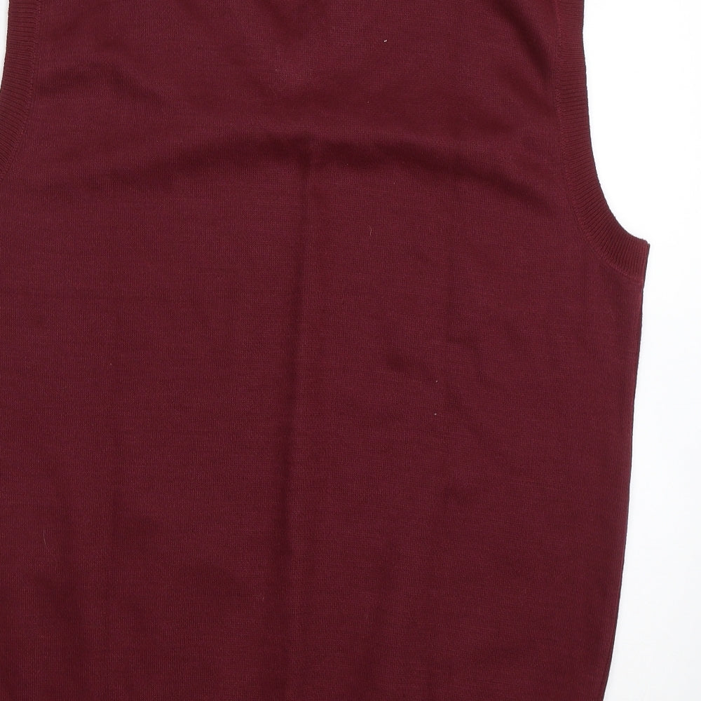 Pierre Roche Mens Red   Vest Jumper Size XL