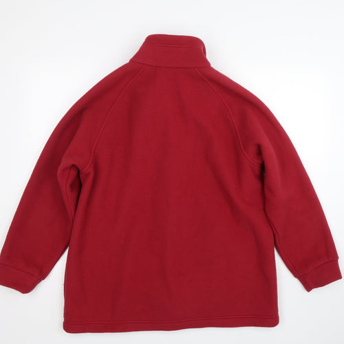 M&S Mens Red   Full Zip Sweatshirt