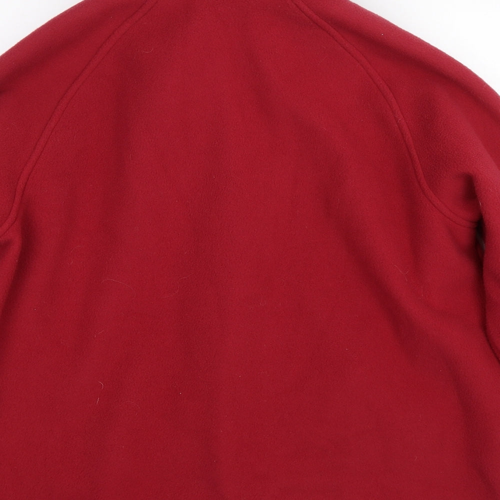 M&S Mens Red   Full Zip Sweatshirt